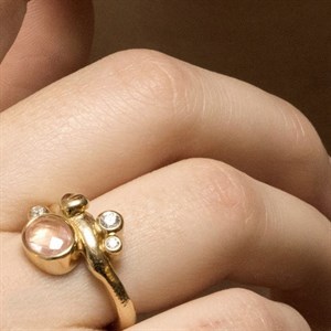 Rabinovich - Lovely ring i forgyldt sølv - 74820373